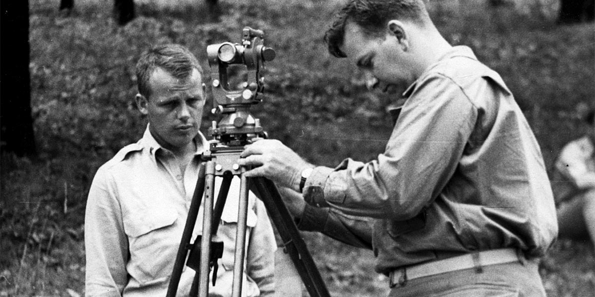 Photo of Albert G. Van Metre and BB Wills.